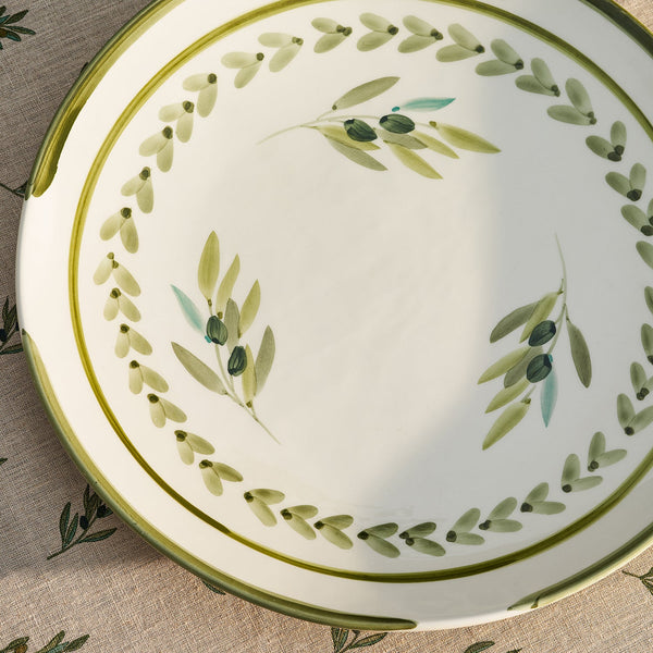 Sophie Allport Olive Stoneware Serving Platter