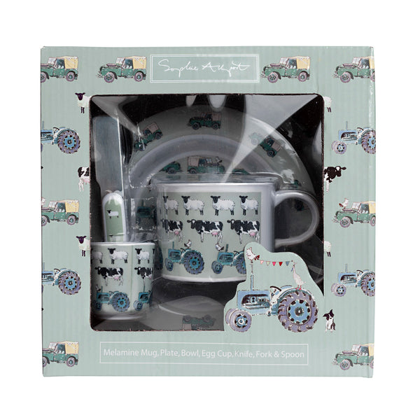 Sophie Allport On The Farm Kids Melamine Set