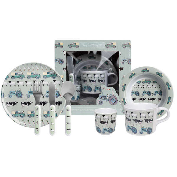 sophie allport On The Farm Kids Melamine Set