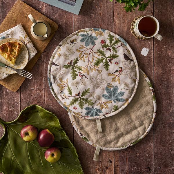 sophie allport Orchard Birds Circular Hob Cover