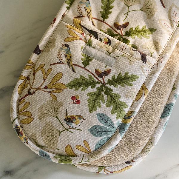Sophie Allport Orchard Birds Double Oven Glove