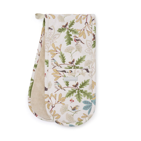 Sophie Allport Orchard Birds Double Oven Glove