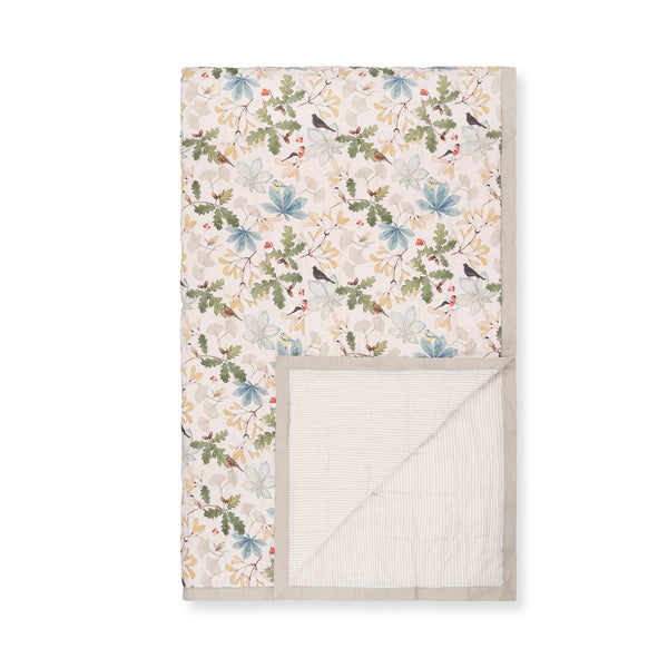 Sophie Allport Orchard Birds Quilted Throw
