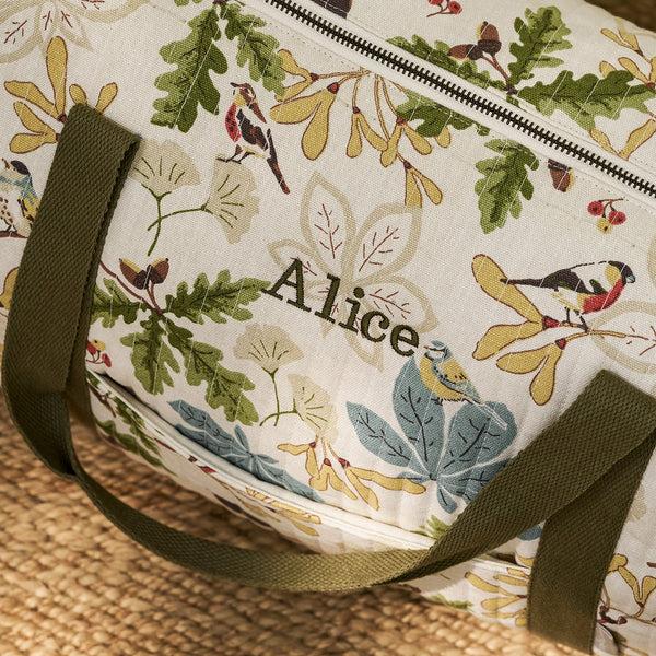 Sophie Allport Orchard Birds Quilted Weekend Bag