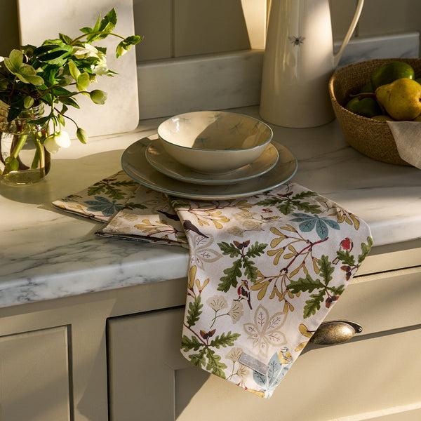 sophie allport Orchard Birds Tea Towel