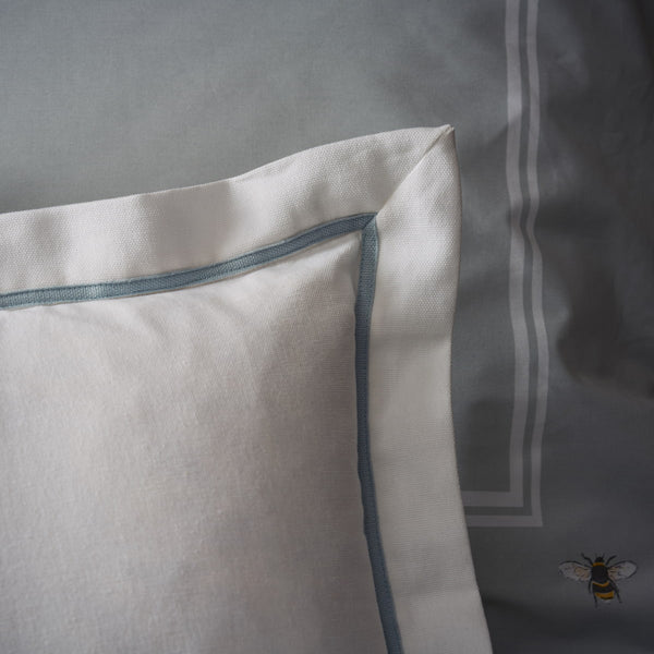 Sophie Allport Panama Bed Cushion - Blue Trim