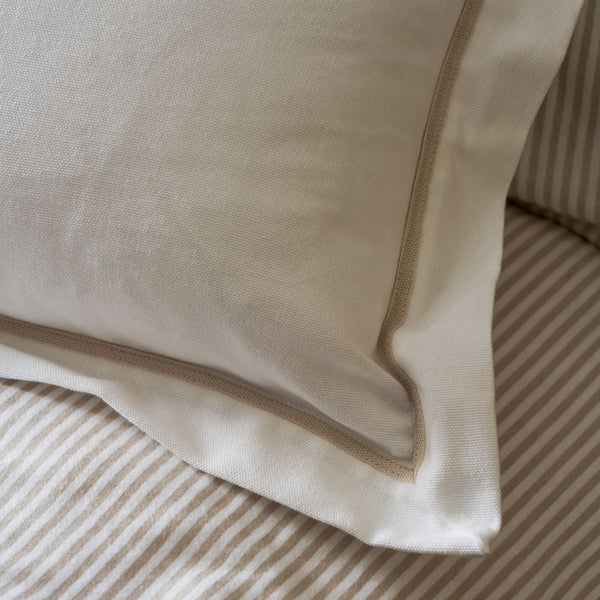 Sophie Allport Panama Bed Cushion - Neutral Trim