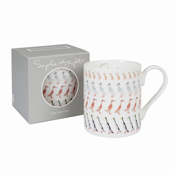 Sophie Allport Runner Duck Quackers Mug