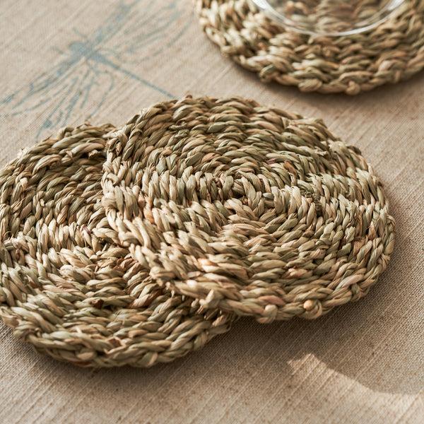 Sophie Allport Seagrass Coasters (Set Of 4)