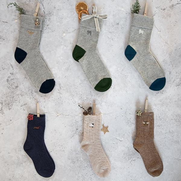 Sophie Allport Sheep Alpaca Socks
