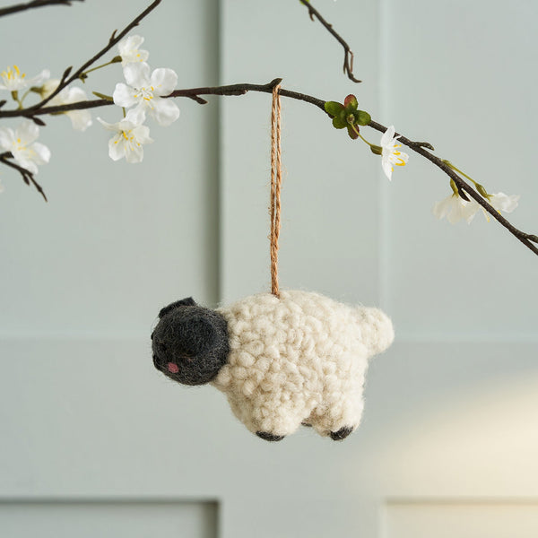 sophie allport Sheep Felt Bauble