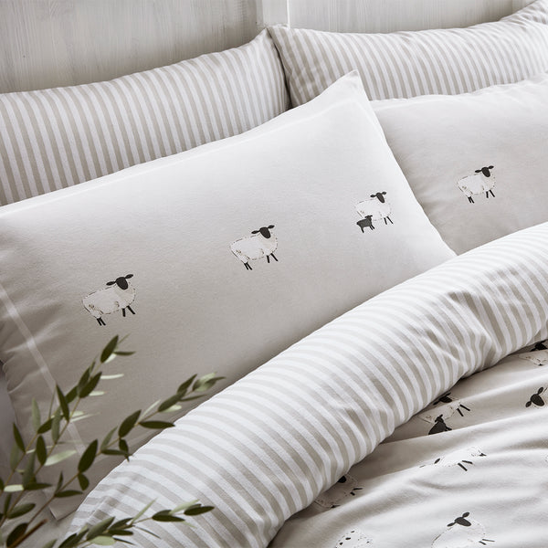 Sophie Allport Sheep Pair Of Pillowcases
