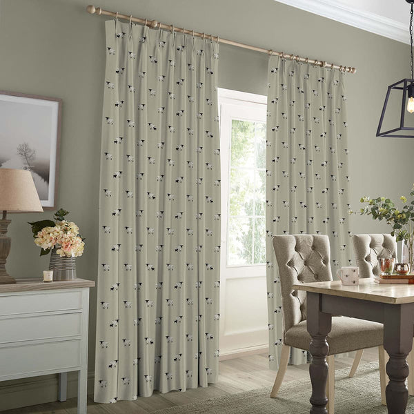 Sophie Allport Sheep Sand Made To Measure Curtains