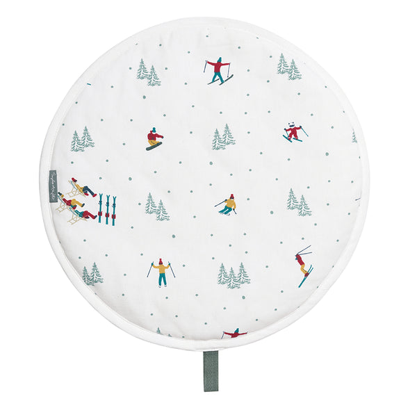 Sophie Allport Skiing Circular Hob Cover