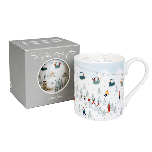 Sophie Allport Skiing On The Piste Mug
