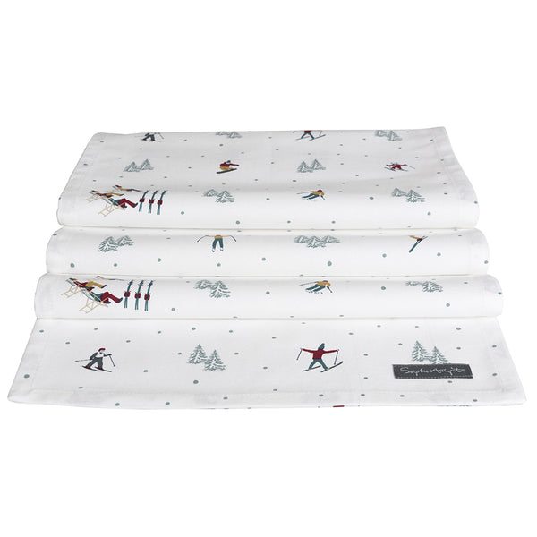 sophie allport Skiing Table Runner