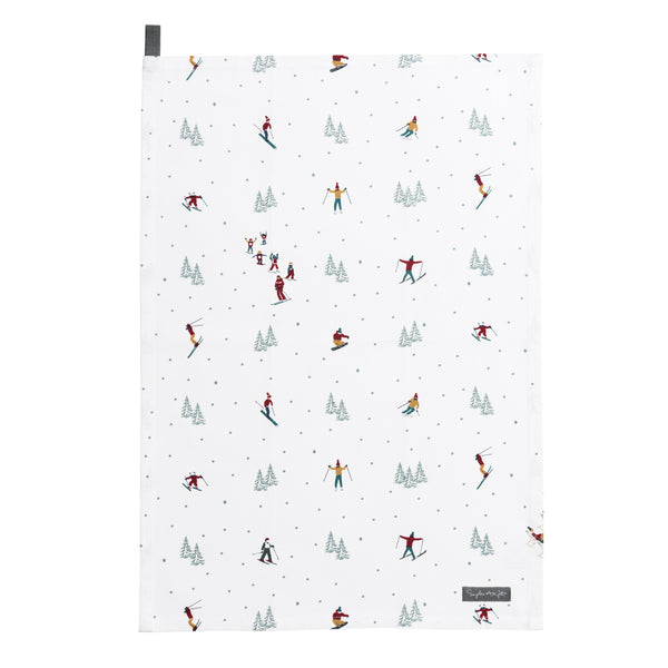 Sophie Allport Skiing Tea Towels (Set Of 2)
