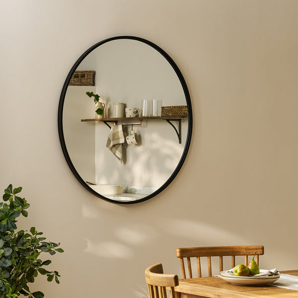 sophie allport Somerby Black Round Rim Mirror