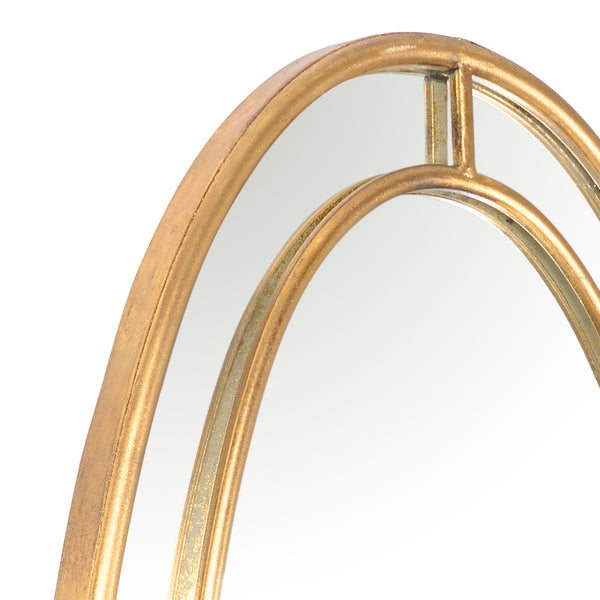 Sophie Allport Somerby Oval Antique Bronze Mirror