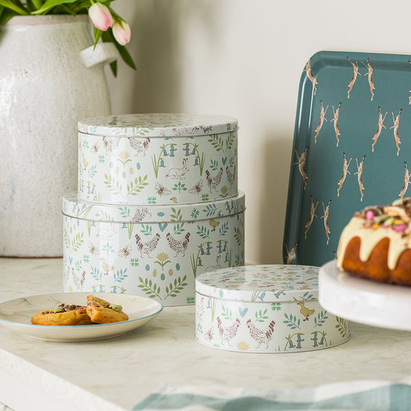 sophie allport Spring Chicken Cake Tins (Set of 3)