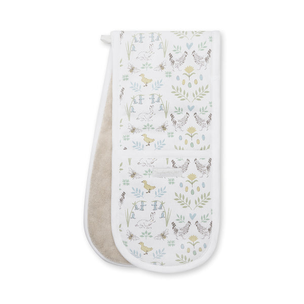 Sophie Allport Spring Chicken Double Oven Glove