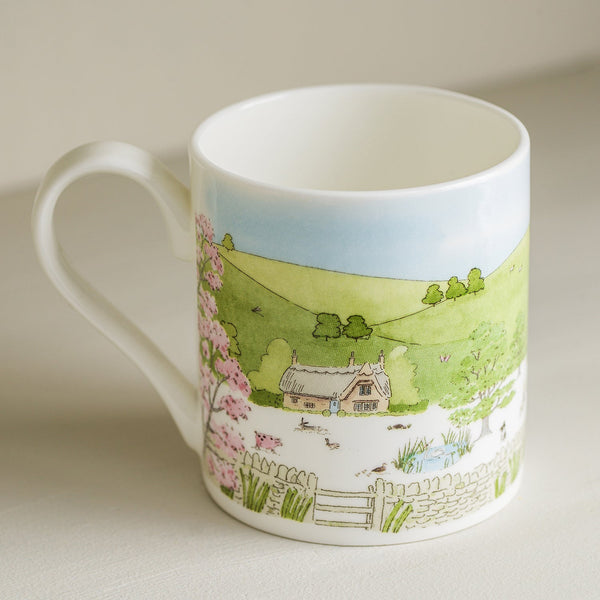 Sophie Allport Spring Cottage Scene Mug
