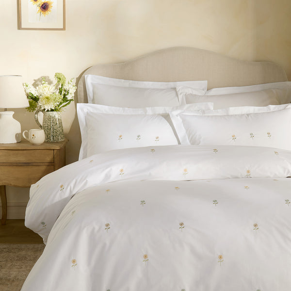 sophie allport Sunflower Embroidered Bedding Set