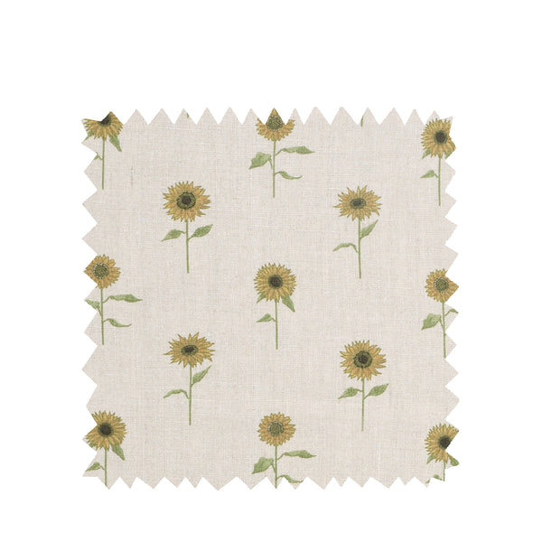 Sophie Allport Sunflower Linen Fabric By The Metre