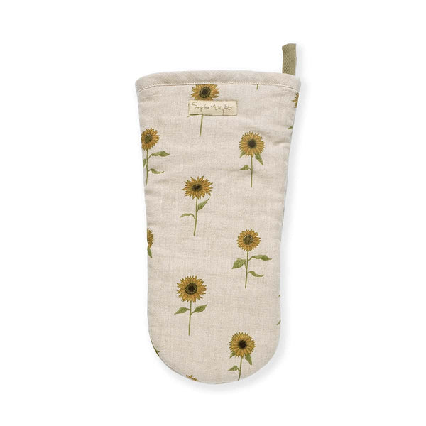Sophie Allport Sunflower Linen Oven Mitt