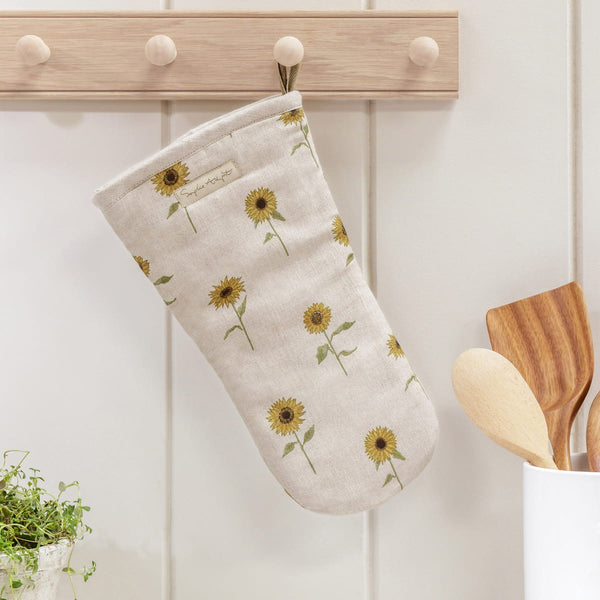 Sophie Allport Sunflower Linen Oven Mitt