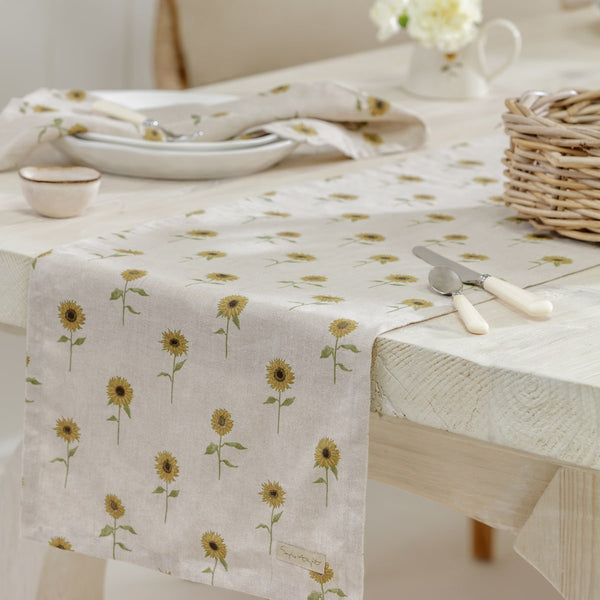 sophie allport Sunflower Linen Table Runner