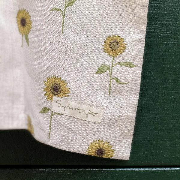 Sophie Allport Sunflower Linen Tea Towel