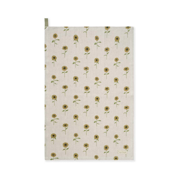 Sophie Allport Sunflower Linen Tea Towel
