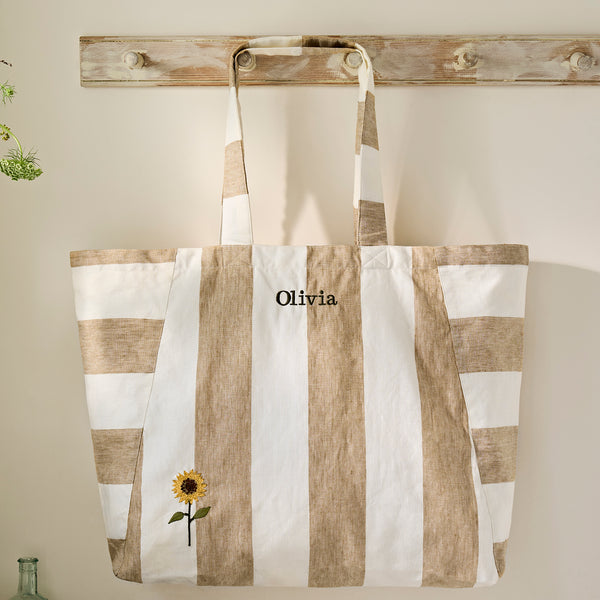 Sophie Allport Sunflower Linen Tote Bag