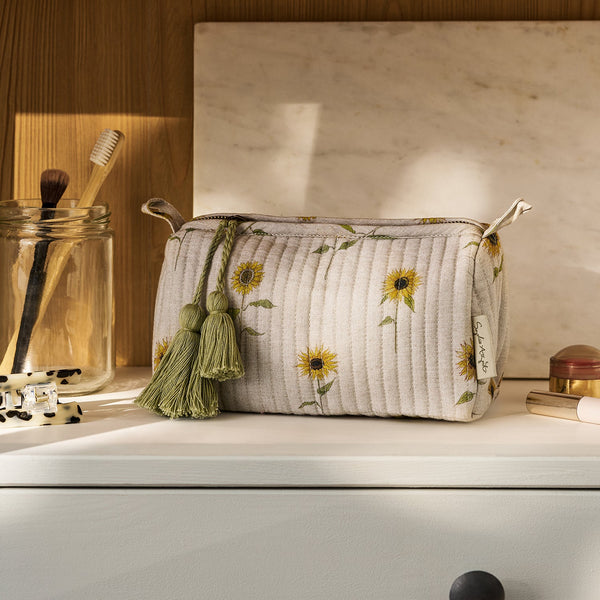 sophie allport Sunflower Makeup Bag