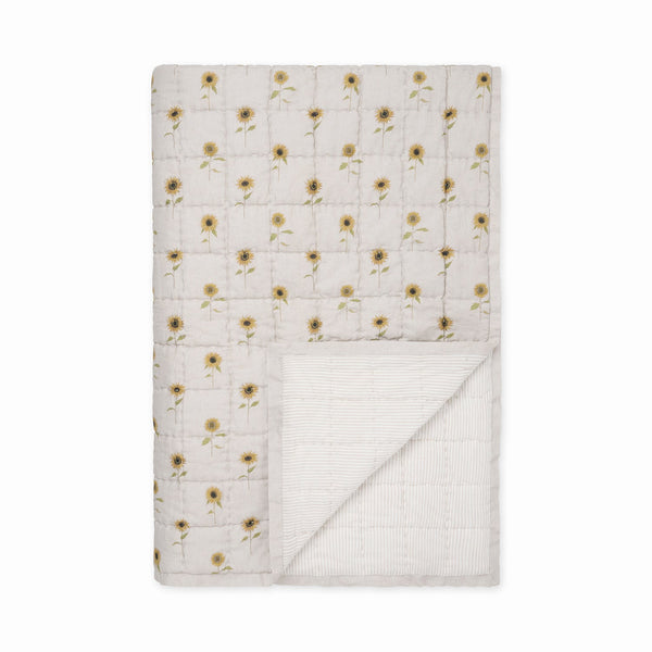 Sophie Allport Sunflower Quilted Throw