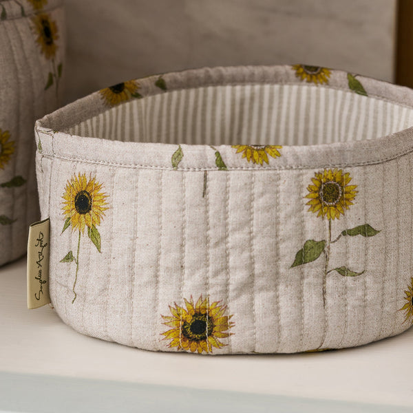 Sophie Allport Sunflower Storage Baskets (Set Of 2)