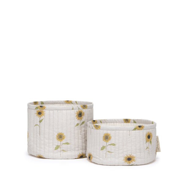 Sophie Allport Sunflower Storage Baskets (Set Of 2)