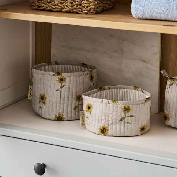 sophie allport Sunflower Storage Baskets (Set of 2)