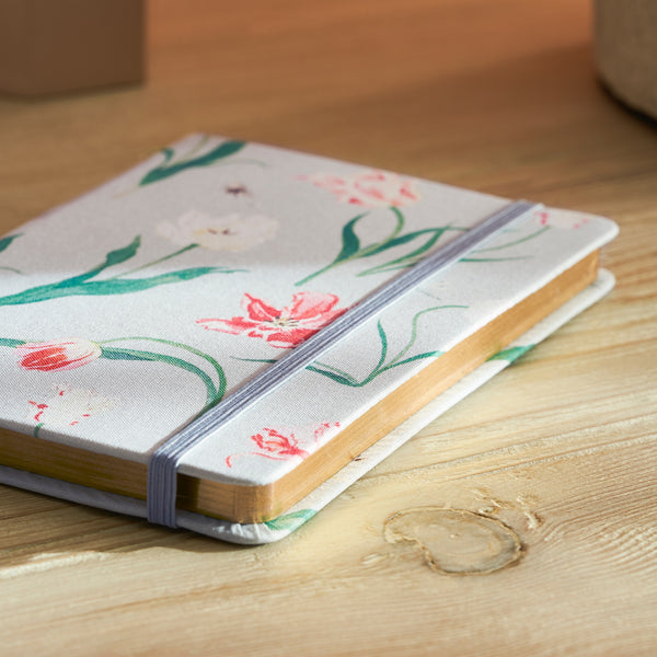 Sophie Allport Tulips B6 Fabric Notebook