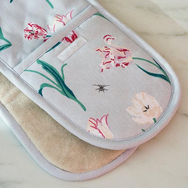 Sophie Allport Tulips Double Oven Glove