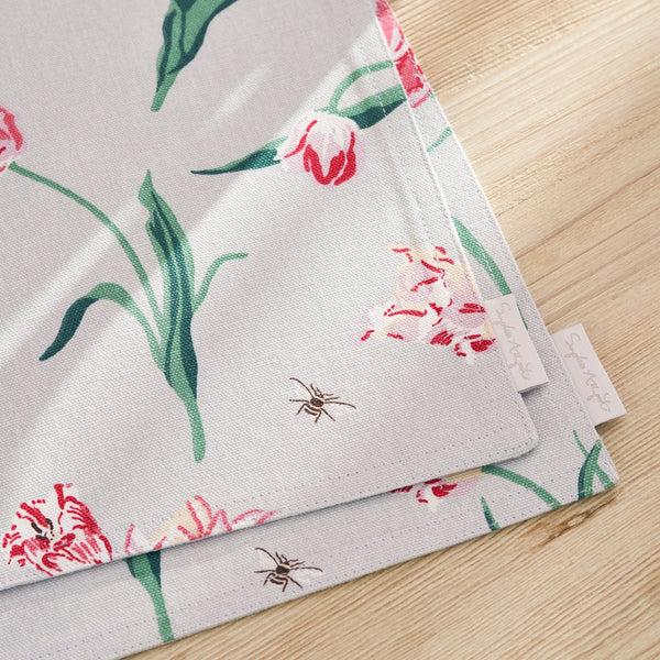 Sophie Allport Tulips Fabric Placemats (Set Of 2)