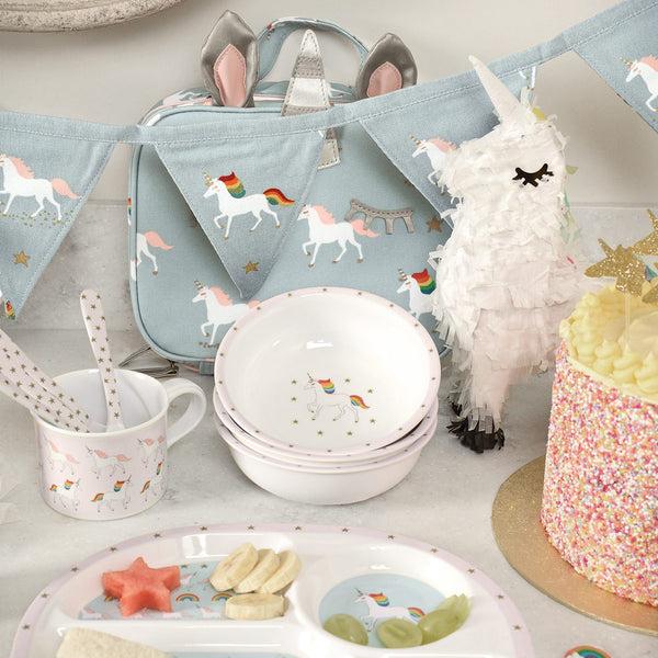 Sophie Allport Unicorn Kids Melamine Baby Bowl