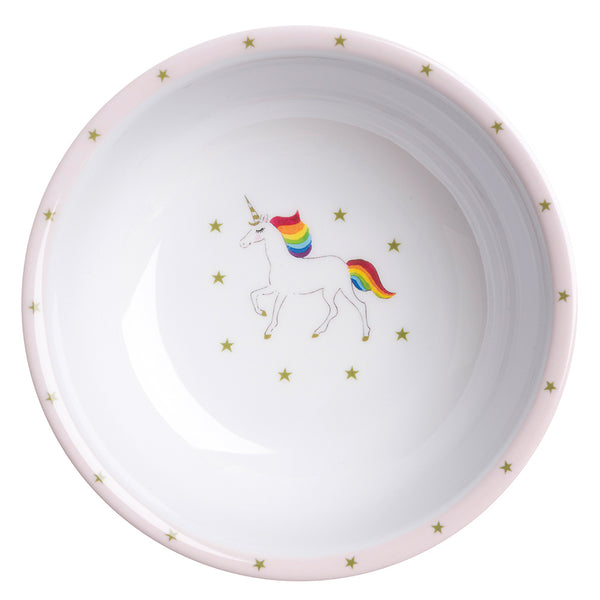 sophie allport Unicorn Kids Melamine Baby Bowl