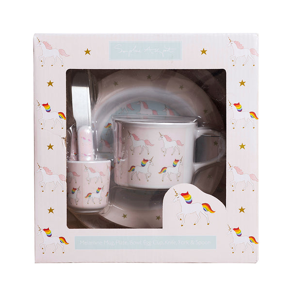 Sophie Allport Unicorn Kids Melamine Set