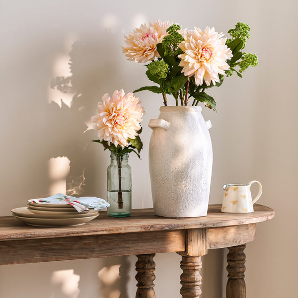 Sophie Allport White Tall Terracotta Vase