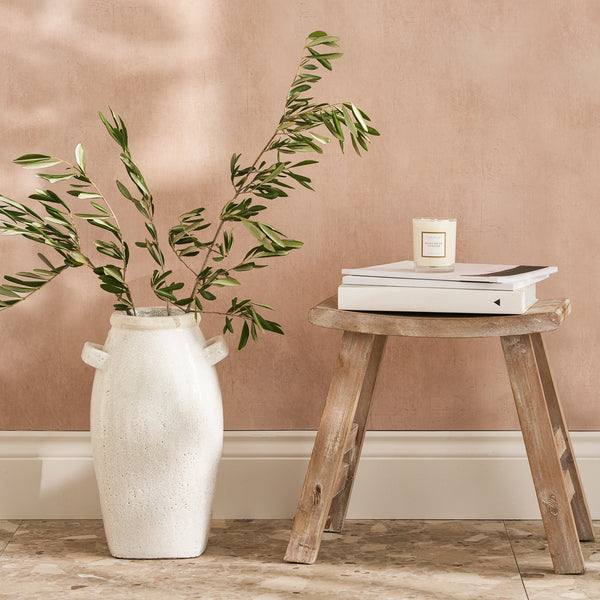 sophie allport White Tall Terracotta Vase