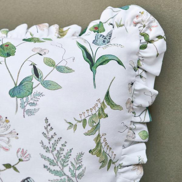 Sophie Allport Wild Floral Frill Edge Cushion