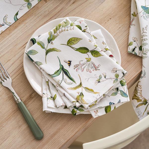sophie allport Wild Floral Napkins (Set of 4)