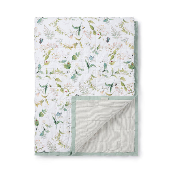 Sophie Allport Wild Floral Quilted Throw